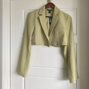Cropped Green Blazer NWT